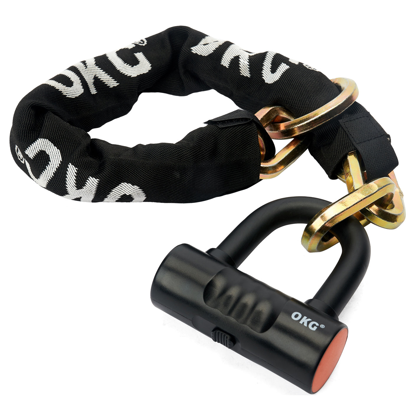 OKG Leo Series Noose Security Bike Chain Lock Motorcycle Heavy Duty Lock Moped Lock